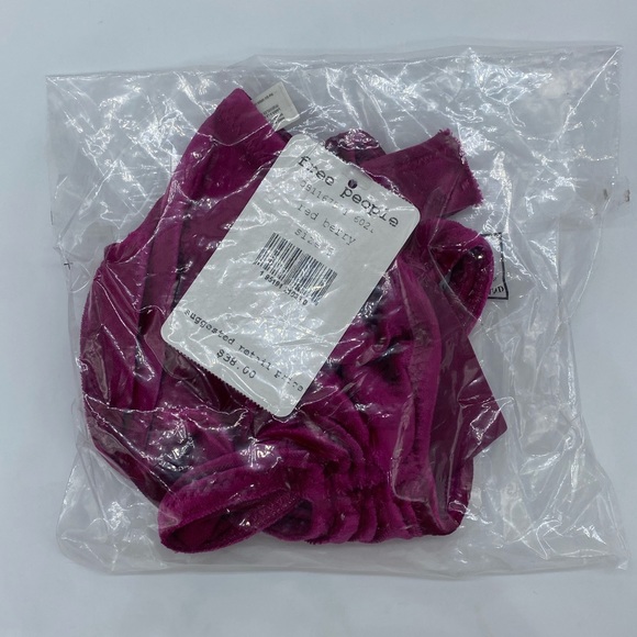 Free People Rhiannon Soft Bra in Red Berry Sz XS - Picture 5 of 5